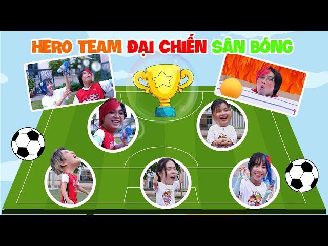 Hero team hóa thân thành siêu sao sân cỏ.  "Át chủ bài" Phong Cận cùng loạt cú ném zero điểm