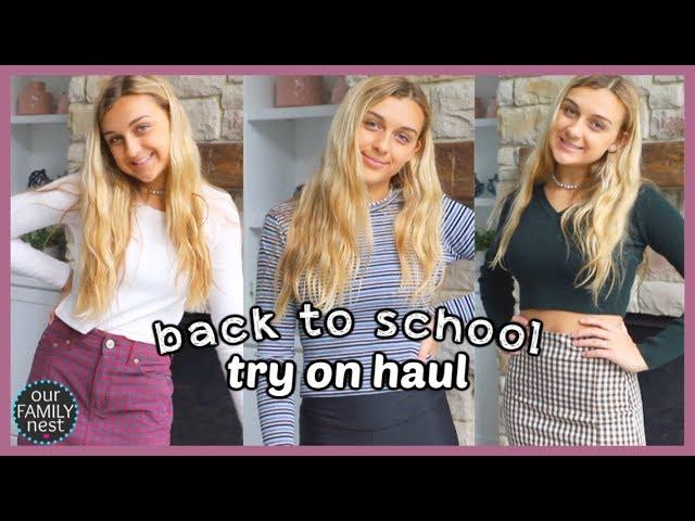 Back to School Clothes Try On Haul