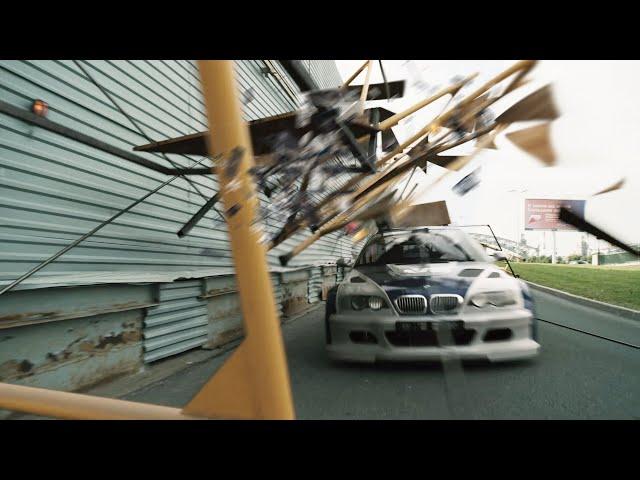 Угнали ЛЕГЕНДУ и РАЗНЕСЛИ заправку. Реальный тест драйв BMW M3 из Need for Speed Most Wanted