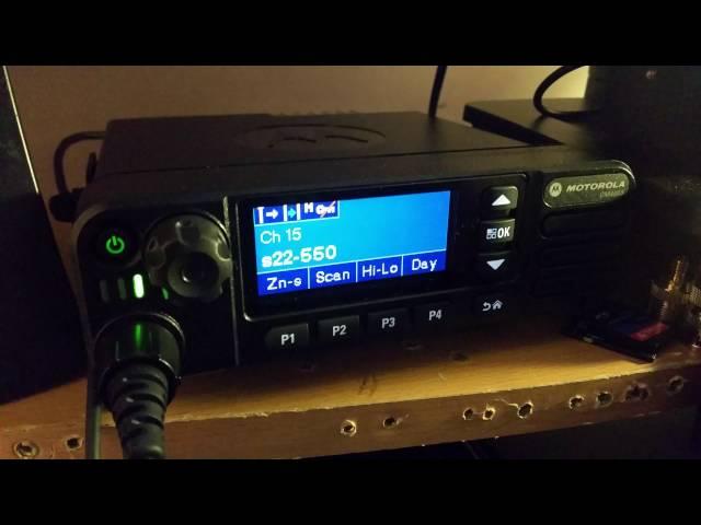 Motorola dm4600 test on fm mode vhf