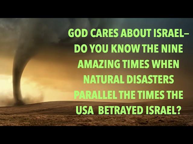 DOES GOD STILL BLESS OR CURSE NATIONS--ACCORDING TO HOW THEY TREAT ISRAEL?  YES, HE DOES!