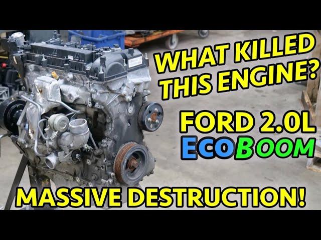 ENGINE MURDER MYSTERY! Ford 2.0L Ecoboost Goes BOOM And I Can't Figure Out Why? (I'm Stumped!)