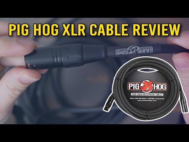 Pig Hog XLR Cables Review: Heavy Duty Affordable Microphone Cables with Lifetime Warranty Mic Cord