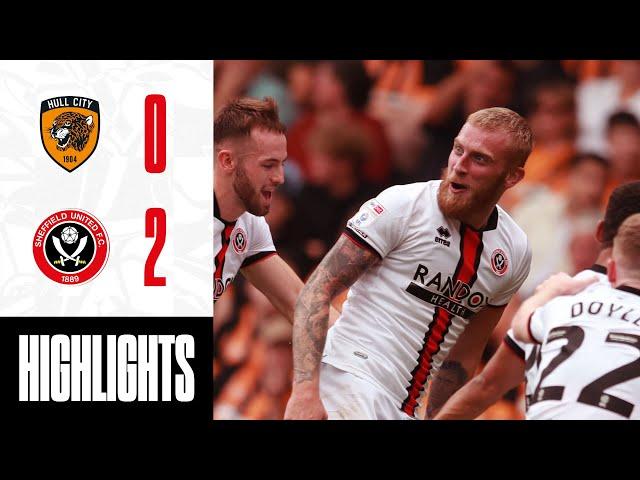 Hull City 0-2 Sheffield United | EFL Championship highlights | Sander Berge & Oli McBurnie goals! 