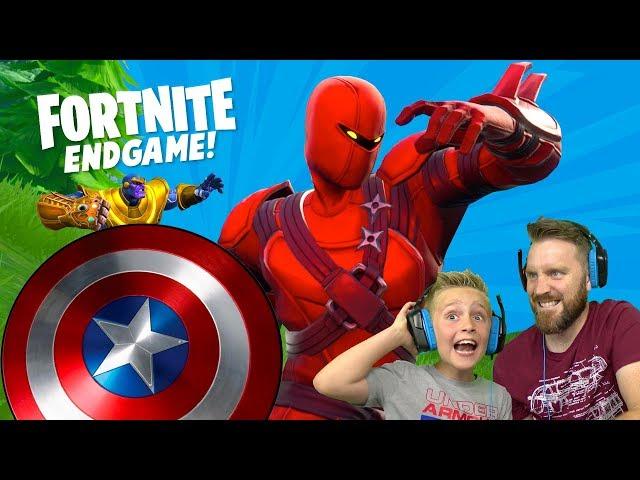 The AVENGERS vs Thanos! Fortnite Endgame Gameplay 2 | K-City Gaming