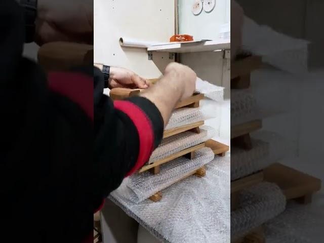 Упаковка деревянных изделий Заказчику #shorts