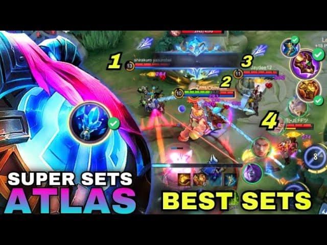 ATLAS MONTAGE (Flicker+Ulti) 100% ALL WIPEOUT!!! BEST OF THE BEST Mobile Legends