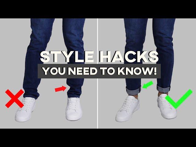 12 Style Hacks Every Man Needs to Know! TIME SAVING HACKS