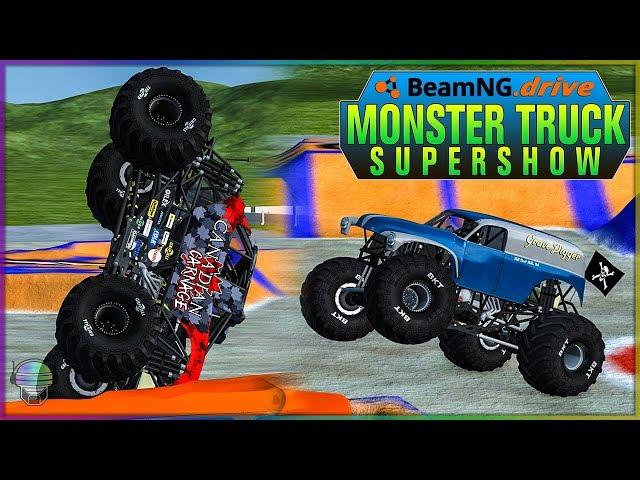 MONSTER TRUCK SUPERSHOW (25 TRUCK FINALS!) | BeamNG Drive Monster Trucks