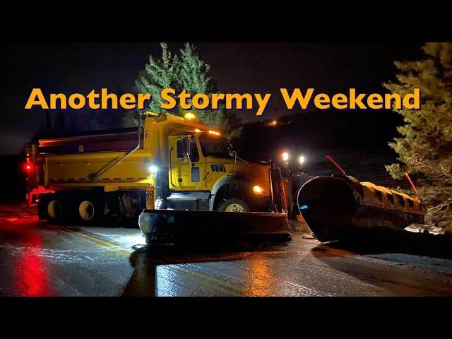 Another Stormy Weekend Plowing Snow  #jimhowdigsdirt #snowplow #plowingsnow