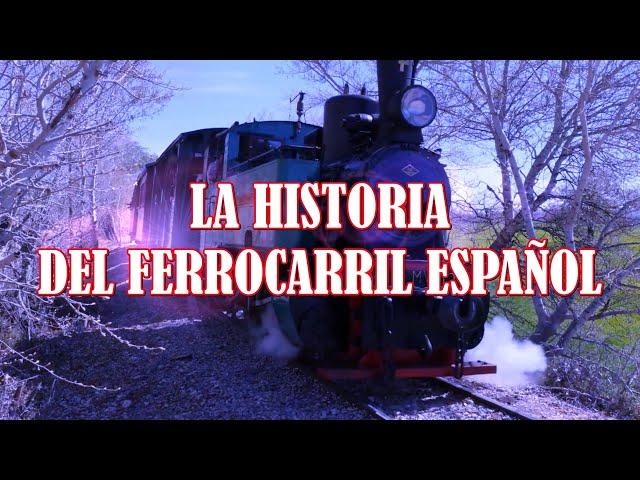 Breve historia del ferrocarril de España , desde sus comienzos hasta hoy.