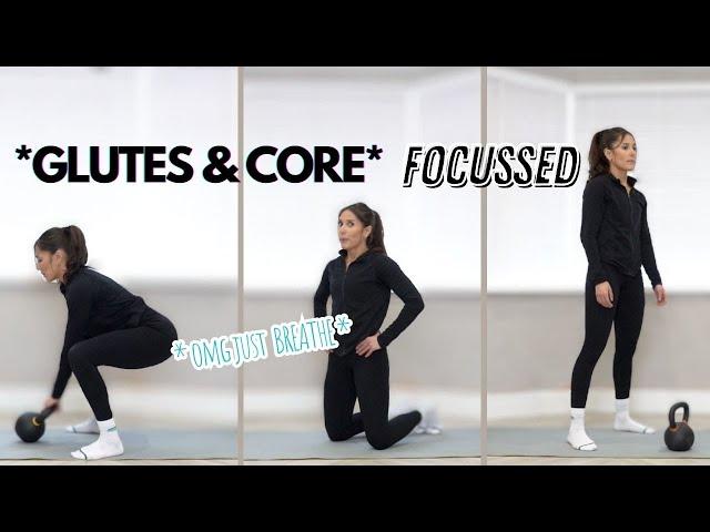 KETTLEBELL GLUTES *BEGINNER FRIENDLY* 8MINS AT HOME