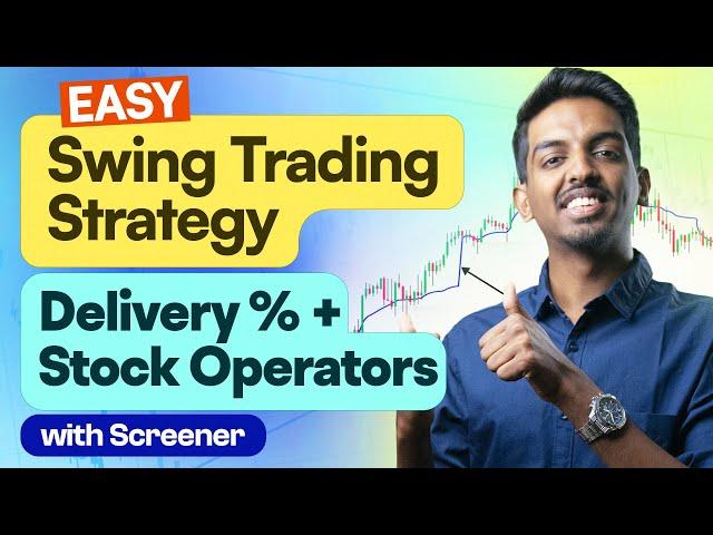 Identify Stock Operator Movements with Delivery % Swing Strategy | marketfeed