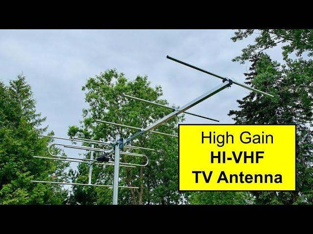 Hi-VHF TV Antenna from Stellar Labs - Testing and Review