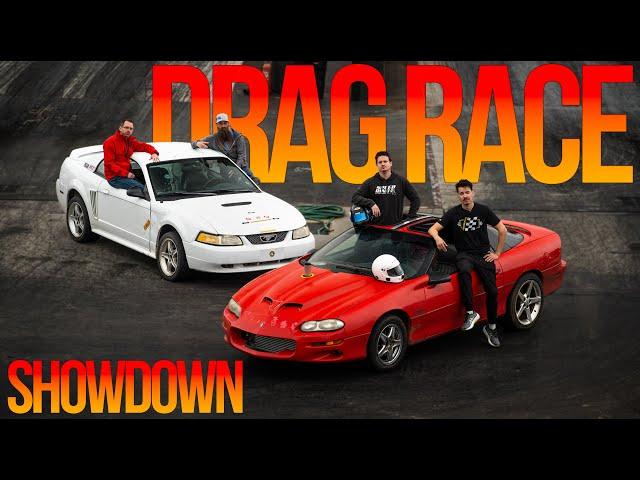 TURBO Camaro vs NITROUS Mustang - $7500 Muscle Car Challenge FINALE