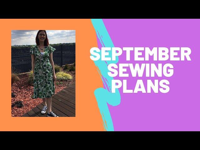 September 2020 sewing plans