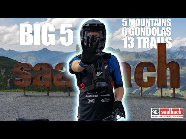 5000 meters Downhill op één dag! // MTB Challenge // BIG 5 Saalbach Hinterglemm Leogang