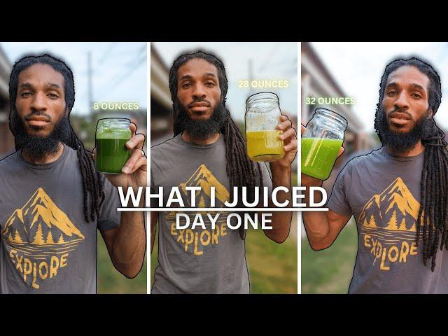 Day 1 of My 30 Day Juice Fast: What I Juiced