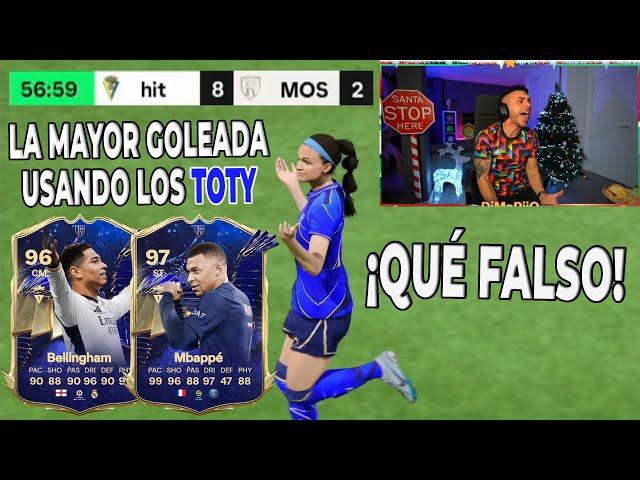 DjMaRiiO PIERDE por GOLEADA USANDO los TOTY | Lloros y Enfados FC 24