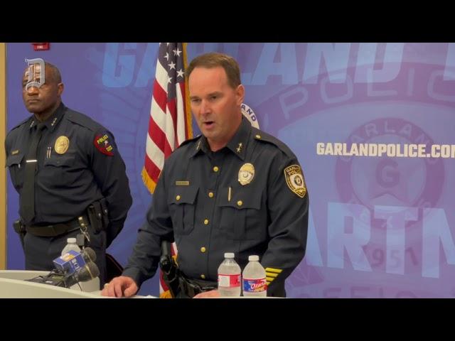 Garland police chief gives update on man who killed Lyft driver, opened fire at Plano police station