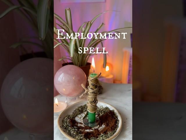 Get the job that you want with this spell