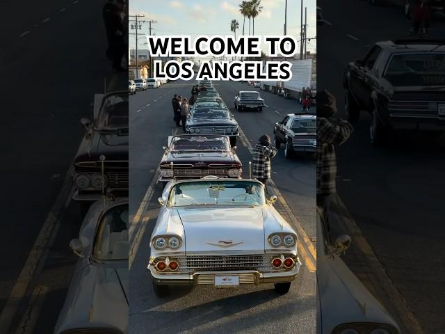 Los Angeles #lowrider #classic #carmodification #oldschool #automobile #oldies #westcoast #impala