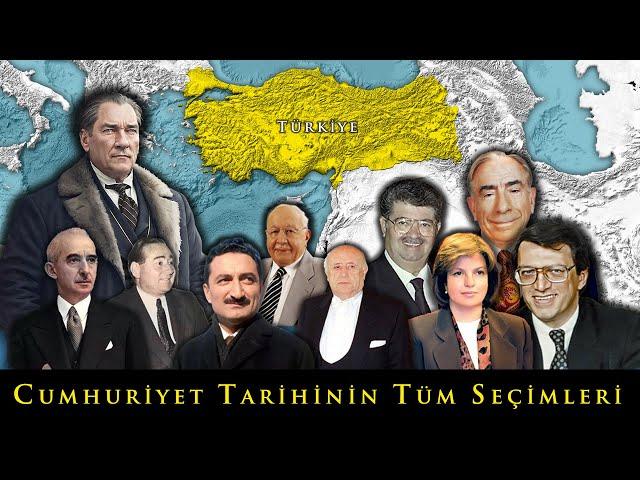 Cumhuriyet Sonrası Tüm Türkiye Genel Seçimleri 1923-2023
