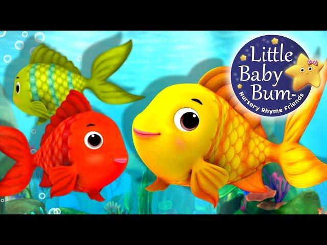 Counting Fish | Nursery Rhymes for Babies by LittleBabyBum - ABCs and 123s