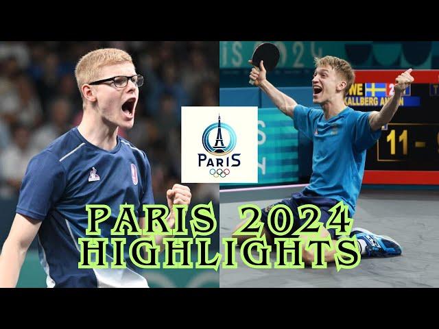 Anton Kallberg vs Felix Lebrun Paris2024 highlights #paris2024 #felixlebrun #tabletennis #pingpong