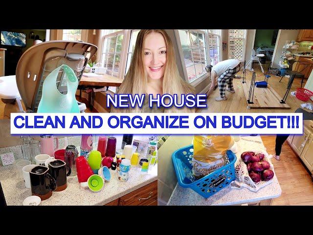 CLEAN AND ORGANIZE KITCHEN // ORGANIZE ON A BUDGET! ORGANIZING MOTIVATION!