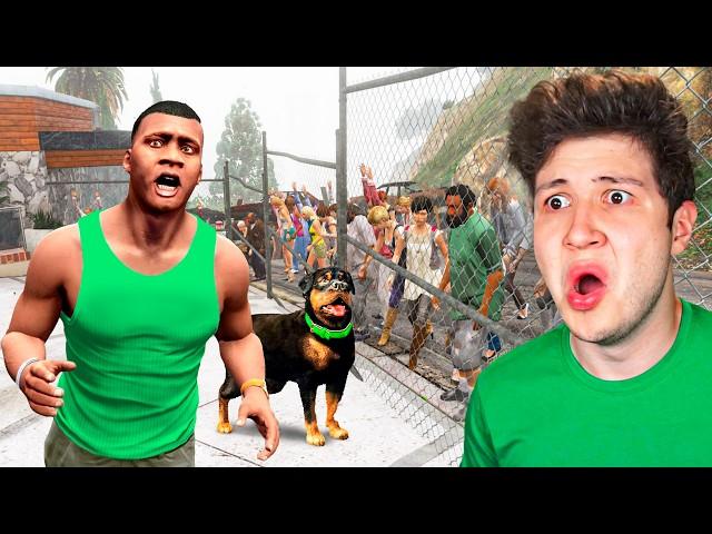 La CASA de FRANKLIN es una BASE ANTI ZOMBIE en GTA 5! ‍️ (Mods)