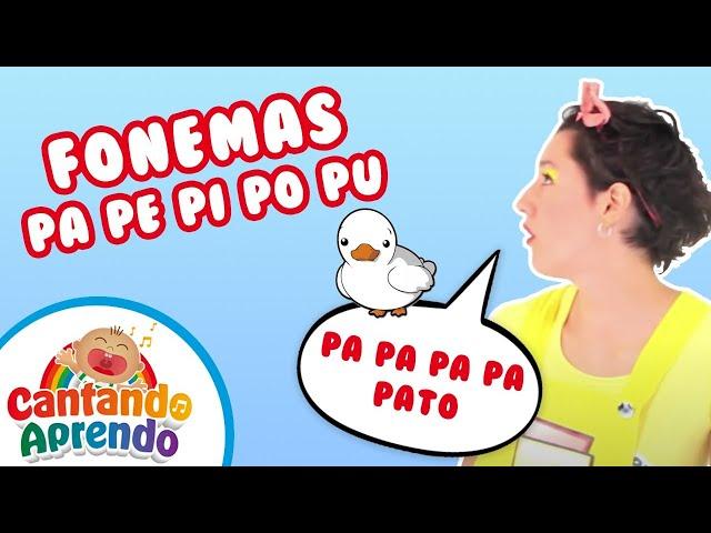 Canciones infantiles para aprender el abecedario - Palo, pelo, pila - Cantando Aprendo a Hablar