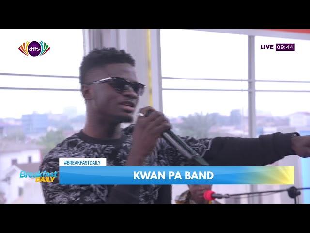 Kuami Eugene ft Kwanpa Band -  Wish me well (Palm Wine version live on Breakfast Daily)