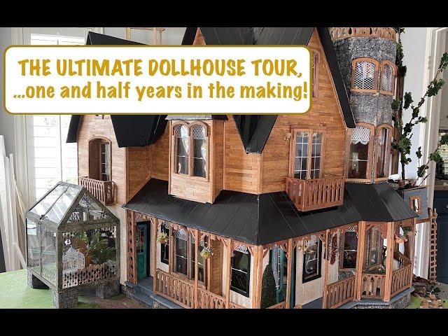 The ULTIMATE DOLLHOUSE Tour! The GARFIELD DOLLHOUSE, one and a Half Years in the Making!