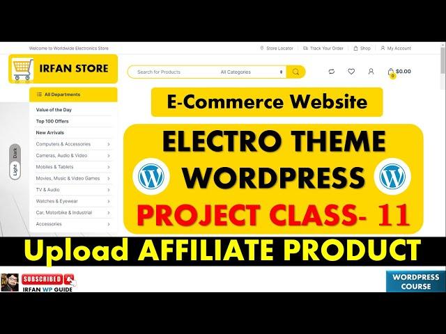 Ecommerce Website Class 11 - How to Add Affiliate/External Products in Ecommerce Website