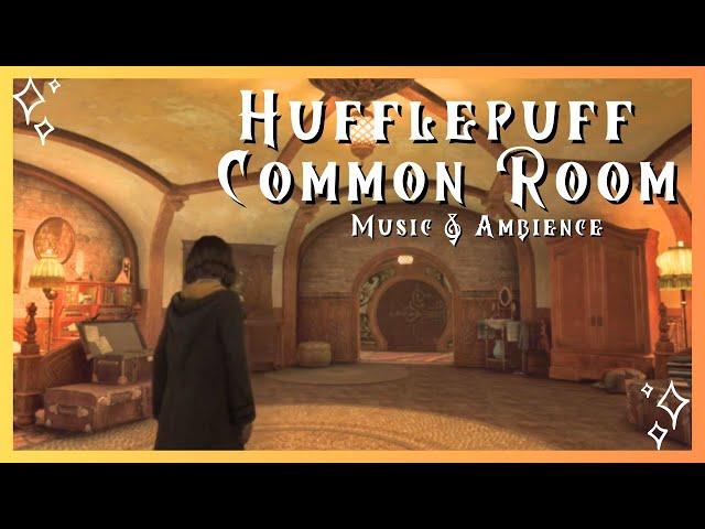 Hogwarts Legacy Hufflepuff Common Room Ambience & Music | Harry Potter Ambience 