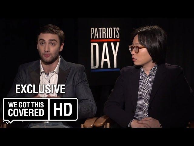 Exclusive Interview: Jimmy O. Yang and Themo Melikidze Talk Patriots Day [HD]