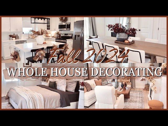 WHOLE HOUSE FALL DECORATE WITH ME 2024 | cozy fall decorating ideas 