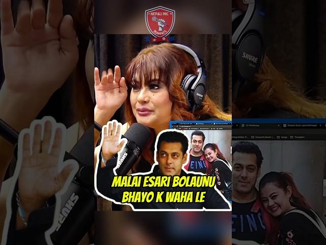 How Sushma Karki met SALMAN KHAN #sushmakarki #nepalifilm #nepalipodcast #viralnepal