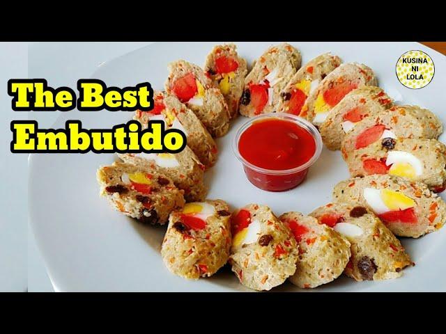 The Best Embutido Recipe | How to Make Embutido | PORK EMBUTIDO | Steamed Filipino Meatloaf