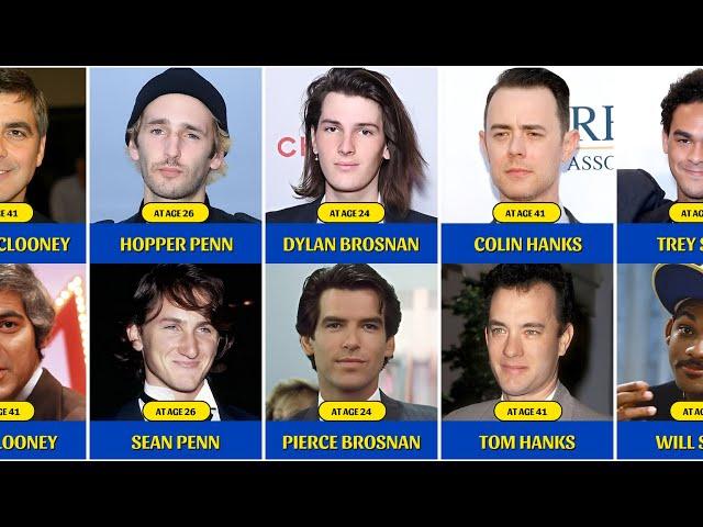 Celebrity Fathers And Their Sons At The Same Age