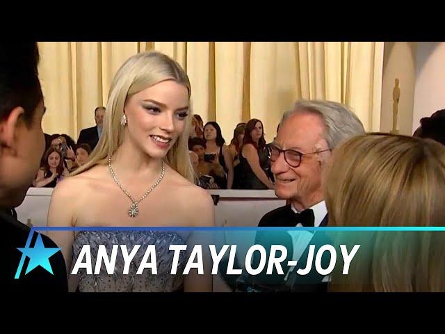 Anya Taylor-Joy’s Dad Adorably Crashes Her 2024 Oscars Interview