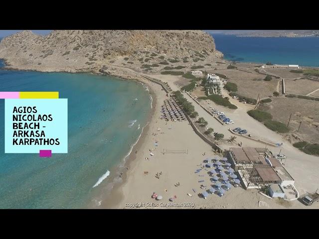 Agios Nicolaos Beach in Arkasa Karpathos