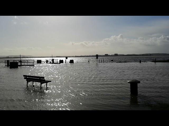 Lydney Ancient Harbour Spring High Tide River Severn March 2020