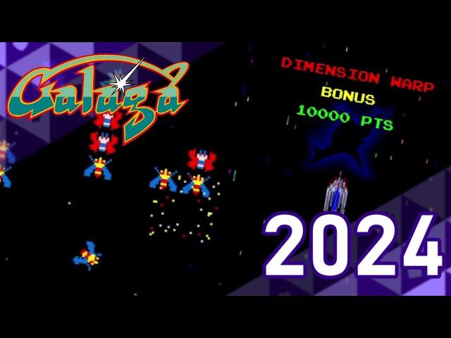 Sharing our family tradition with you  Galaga until the new year! (Galaga '88, 2023-2024)