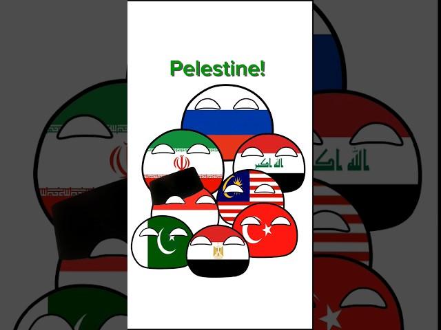 Me Palestina! | #countryballs #freepalestine #molang #shorts