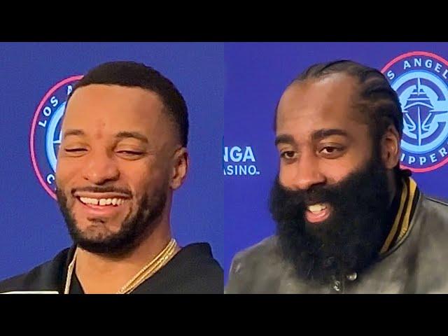 James Harden, Norman Powell React To Clippers Win Against Nuggets