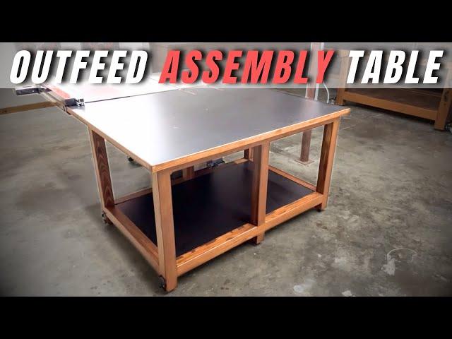 Outfeed Assembly Table Build || How To Build A Mobile Workbench