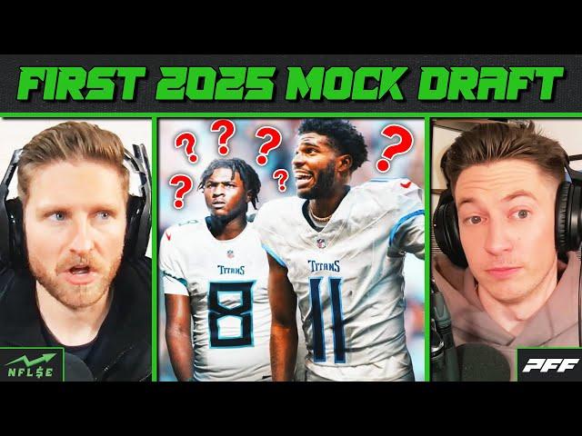 FIRST 2025 MOCK DRAFT AFTER WEEK 18 | NFL Stock Exchange