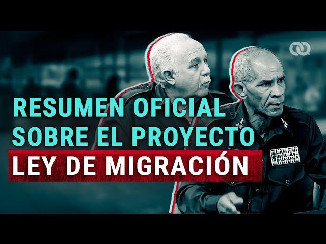 ¿Qué dice el Gobierno de la futura Ley de Migración?